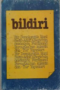 Bildiri Bir Demokratik Manifesto/Tur Yayınları/Ferdinand Peroutka