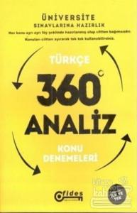 YGS Türkçe 360 Derece Analiz Konu Denemeleri