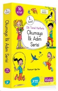 Yuva 1. Sınıf Dik Temel Harflerle Okumaya İlk Adım Serisi (Elakin) Yeni Ses Grupları (10 Kitap Takım)