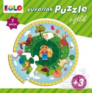 Yuvarlak Puzzle - Çiftlik