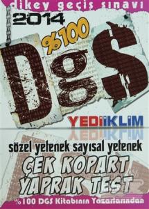 2014 Dikey Geçiş Sınav %100 Sözel Yetenek Sayısal Yetenek Çek Kopart Yaprak Test