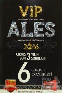 2016 ALES VIP Son 3 Yılın Çıkmış Soruları 6 Sınav + Çözümleri