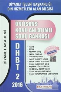 2016 DHBT 2 Önlisans Konu Anlatımlı Soru Bankası