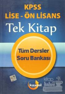 2016 KPSS Lise - Ön Lisans Tek Kitap Tüm Dersler Soru Bankası