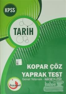 2018 KPSS Tarih Kopar Çöz Yaprak Test