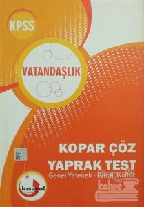 2018 KPSS Vatandaşlık Kopar Çöz Yaprak Test