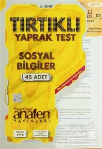 6. Sınıf Tırtıklı Yaprak Test Sosyal Bilgiler (DVD'li)