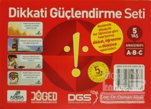 Adeda - DGS Dikkati Güçlendirme Seti  Anasınıfı – 5 Yaş (3 Kitap Takım)