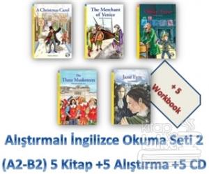 Alıştırmalı İngilizce Okuma Seti 2 (A2-B2) 5 Kitap +5 Alıştırma +5 CD 