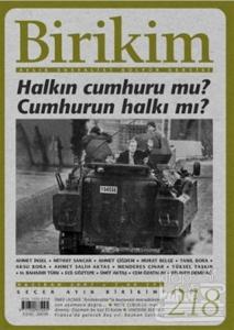 Birikim Aylık Sosyalist Kültür Dergisi Sayı: 218