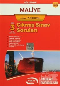 Güz Dönemi Maliye 4. Sınıf 7. Yarıyıl Son 3 Yılın Çıkmış Sınav Soruları
