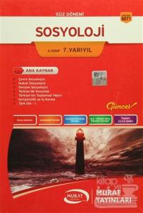 Güz Dönemi Sosyoloji 4. Sınıf 7.Yarıyıl