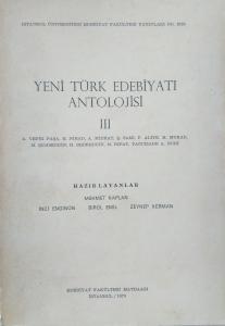 Yeni Türk Edebiyatı Antolojisi 3 Mehmet Kaplan