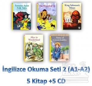 İngilizce Okuma Seti 2 (A1-A2) 5 Kitap +5 CD Kolektif