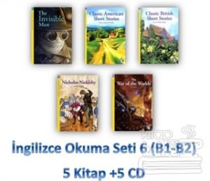 İngilizce Okuma Seti 6 (B1-B2) 5 Kitap +5 CD