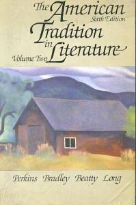 The American Tradition in Literature Volume Two Kolektif