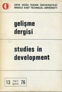 ODTÜ Gelişme Dergisi Sayı 13 Güz 1976 Kolektif