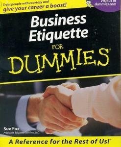 Business Etiquette For Dummies