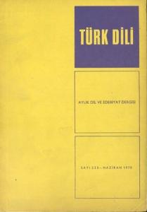 Türk Dili 225 Haziran 1970 Kolektif