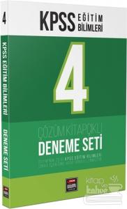 KPSS Eğitim Bilimleri 4 Fasikül Çözüm Kitapçıklı Deneme Seti