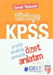 KPSS Genel Yetenek Türkçe Özet Anlatım