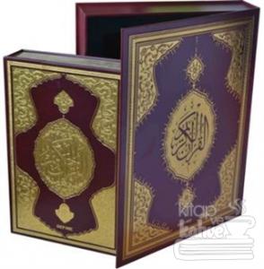 Kur'an-ı Kerim - Rahle Boy (Lüks - Bordo Kutulu) (Ciltli)