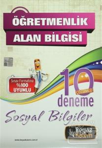 Öğretmenlik Alan Bilgisi  2015 Sosyal Bilgiler 10 Deneme Çözümlü