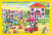 Tali Arkadaşlarıyla Oynuyor