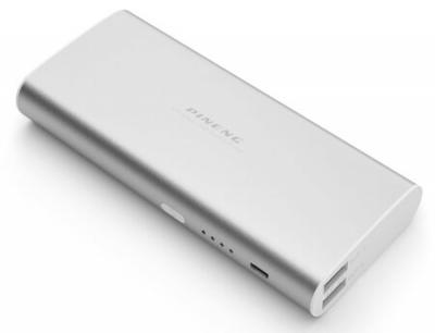 Pineng PN-998 10000 mAh Powerbank Silver Gümüş Rengi