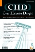 Ceza Hukuku Dergisi Sayı:8 Aralık 2008