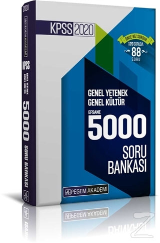 2020 KPSS Genel Yetenek Genel Kültür Efsane 5000 Soru Bankası Kolektif