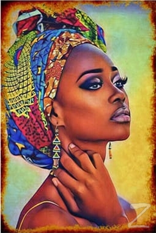 Afrikalı Kadın Poster