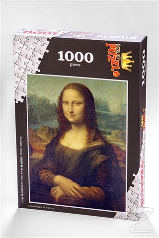 Ahşap Puzzle Klasikler Serisi Mona Lisa - Leonardo da Vinci (KR05-M) K