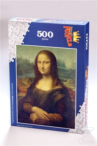 Ahşap Puzzle Klasikler Serisi Mona Lisa - Leonardo da Vinci (KR06-D) K