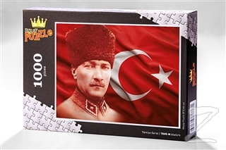 Ahşap Puzzle Türkiye Serisi Atatürk (TR07-M) Kolektif