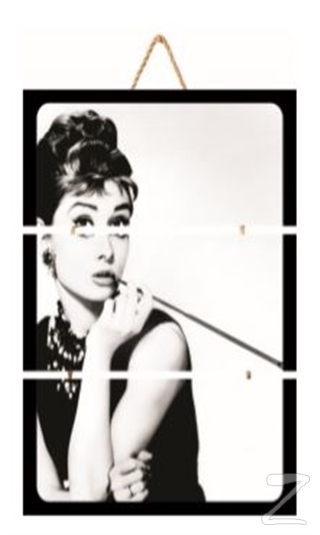 Audrey Hepburn Üçlü Poster 1