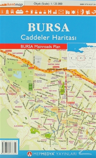 Bursa Caddeler Haritası