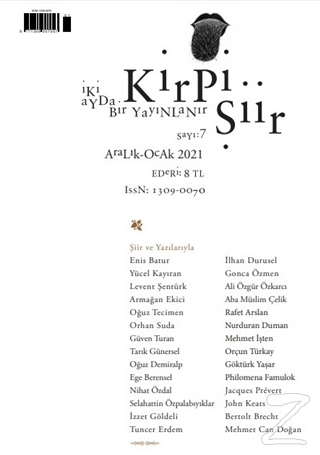 Kirpi Şiir Dergisi Sayı: 7 Aralık 2020-Ocak 2021 Kolektif