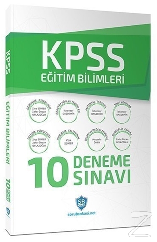 KPSS Eğitim Bilimleri 10 Deneme Sınavı Ziya Sümer