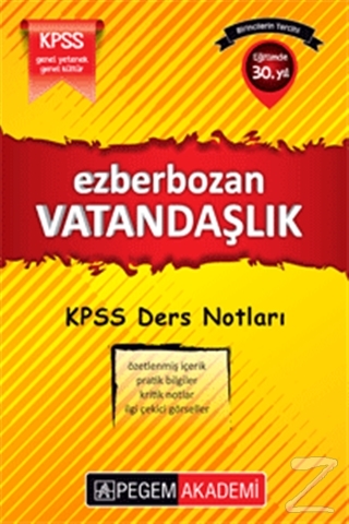 KPSS Ezberbozan Vatandaşlık Ders Notları Kolektif