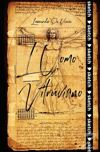 L'Uomo Vitruviano - Leonardo da Vinci - Özel Tasarım Defter