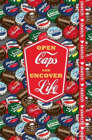 Open Caps nd Uncover Life - Özel Tasarım Defter