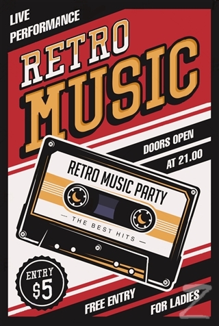 Retro Music Poster