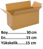Karton Kutu Koli 30x15x15 cm Karton Kutu Koli 30x15x15 cm