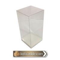 Altı Beyaz İç Yükseltici Karton Üstü Asetat Kutu 10x10x16 cm Altı Beyaz İç Yükseltici Karton Üstü Asetat Kutu 10x10x16 cm