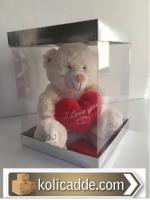 Gümüş Rengi Asetat Kutu 30x30x40 cm.