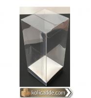 Altı Gümüş İç Yükseltici Karton Üstü Asetat Kutu 8x8x16 cm Altı Gümüş İç Yükseltici Karton Üstü Asetat Kutu 8x8x16 cm