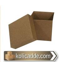 Kapaklı Kraft Karton Kutu 7x7x7 cm Kapaklı Kraft Karton Kutu 7x7x7 cm