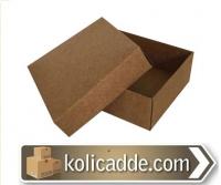 Kapaklı Kraft Karton Kutu 8x8x3 cm Kapaklı Kraft Karton Kutu 8x8x3 cm