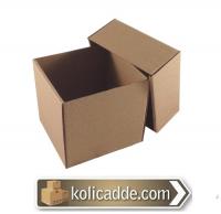 Kapaklı Kraft Kutu 8x8x8 cm. Kapaklı Kraft Kutu 8x8x8 cm.